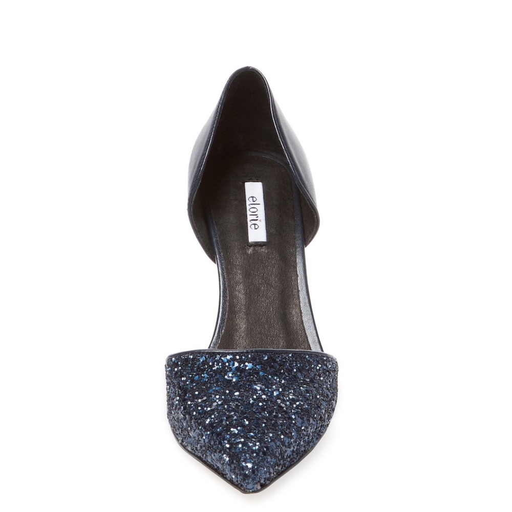 Elorie navy sparkle shoes size 38. Worn 1X.